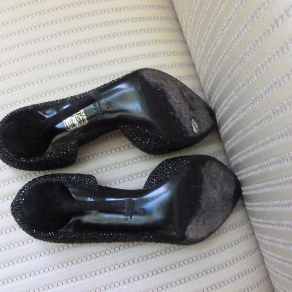 Gucci Black Crystal D'Orsay High Heel Pumps HOST PICK! - Picture 11 of 12